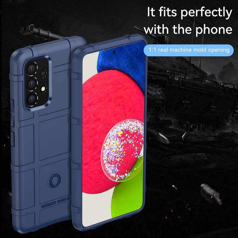 For Samsung Galaxy A53 5G Full Coverage Shockproof TPU Phone Case(Black)