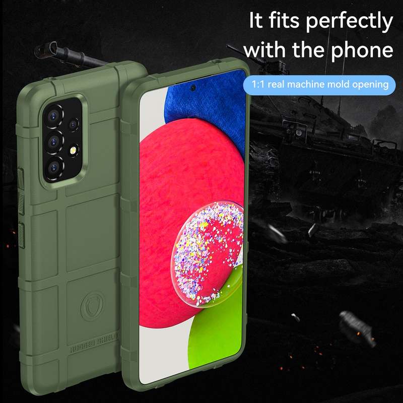 For Samsung Galaxy A53 5G Full Coverage Shockproof TPU Phone Case(Black)