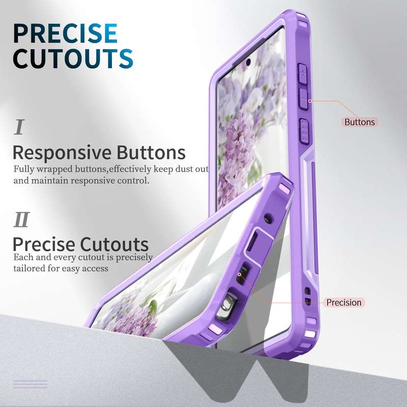 For Samsung Galaxy Note10+ 3 in 1 PC + TPU Phone Case with Ring Holder(Mint Green)
