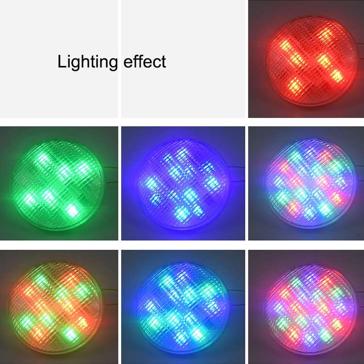 6W LED Recessed Swimming Pool Light Underwater Light Source(Colorful Light)