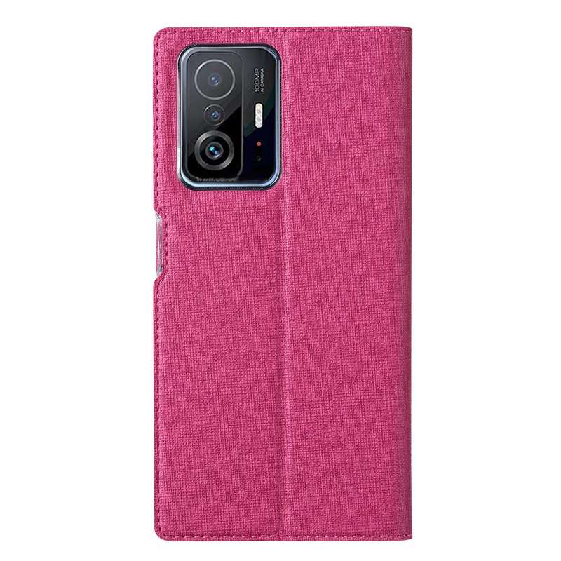 For Xiaomi Mi 11T / 11T Pro ViLi DMX Series Shockproof Magnetic Flip Leather Case(Black)