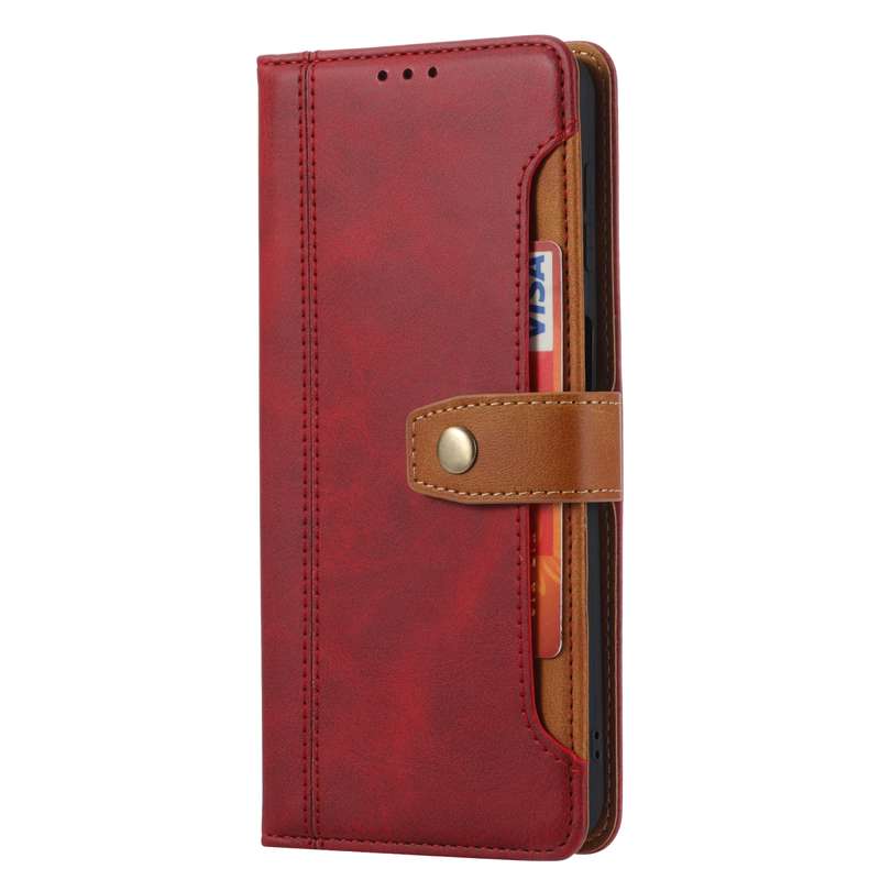 For Samsung Galaxy A33 5G Calf Texture Double Fold Leather Phone Case(Black)