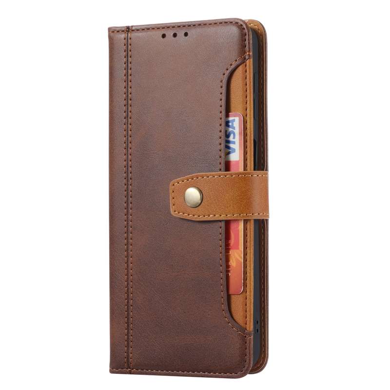 For Samsung Galaxy A33 5G Calf Texture Double Fold Leather Phone Case(Black)