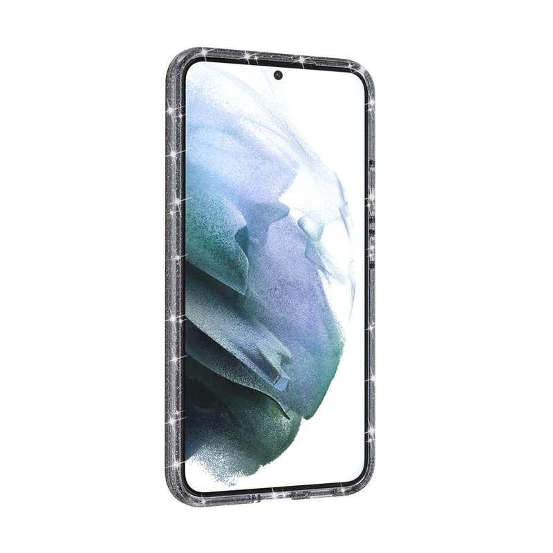 For OPPO F5 Texture Gradient Glass Protective Case(Black)