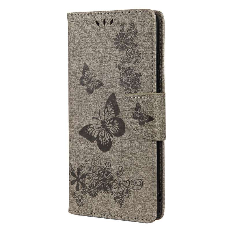 For Samsung Galaxy Tab A8 2021 Painted Leather Tablet Case with 3-Fold Holder(Color Butterfly)