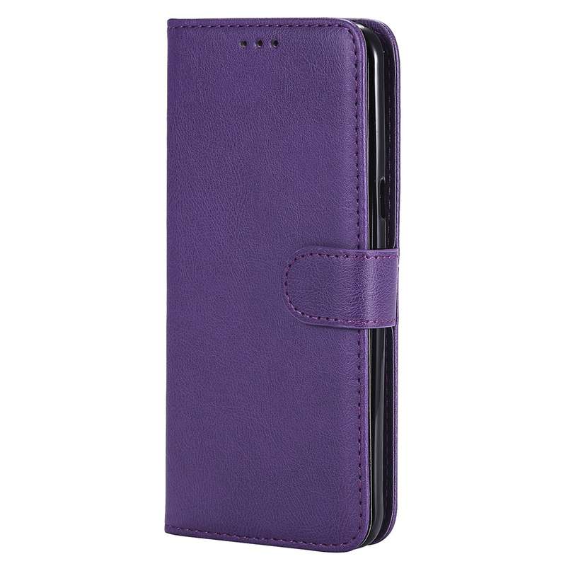 For Galaxy S8+ Solid Color Horizontal Flip Protective Case with Holder & Card Slots & Wallet & Photo
