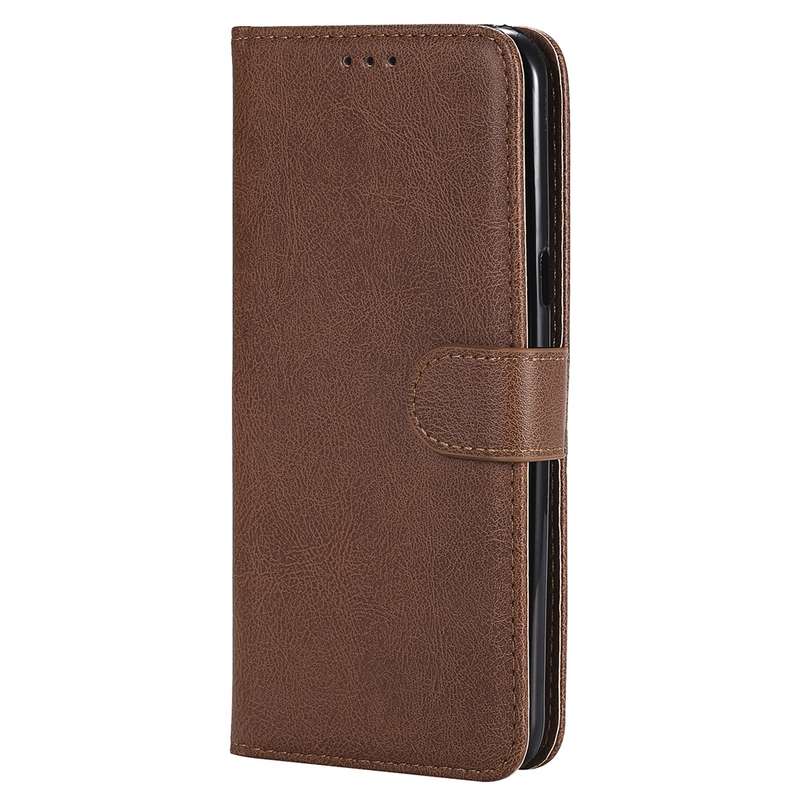 For Galaxy S8+ Solid Color Horizontal Flip Protective Case with Holder & Card Slots & Wallet & Photo