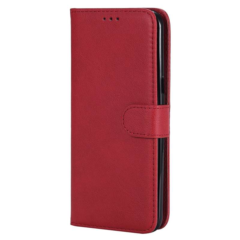 For Galaxy S8+ Solid Color Horizontal Flip Protective Case with Holder & Card Slots & Wallet & Photo
