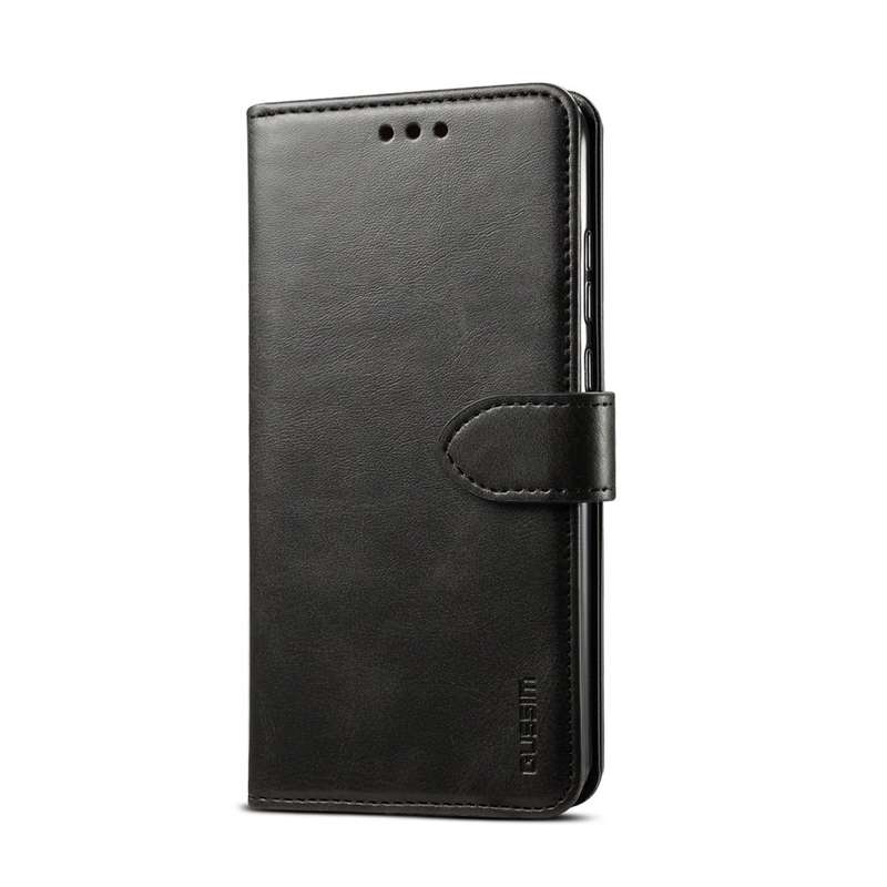 For iPhone 6 GUSSIM Magnetic Horizontal Flip Leather Case with Holder & Card Slots & & Wallet(Red)