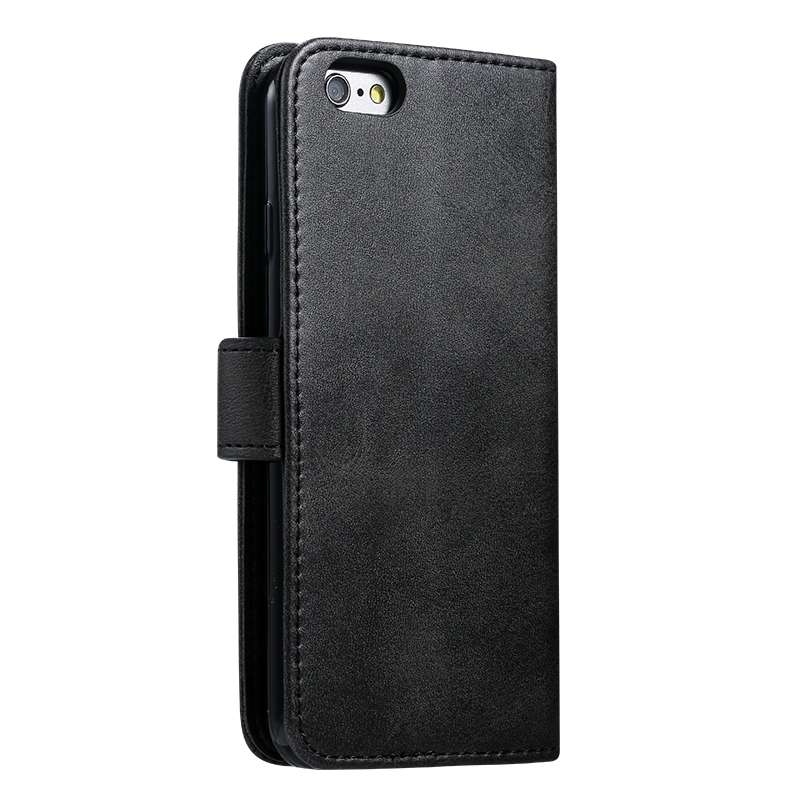 For iPhone 6 GUSSIM Magnetic Horizontal Flip Leather Case with Holder & Card Slots & & Wallet(Red)