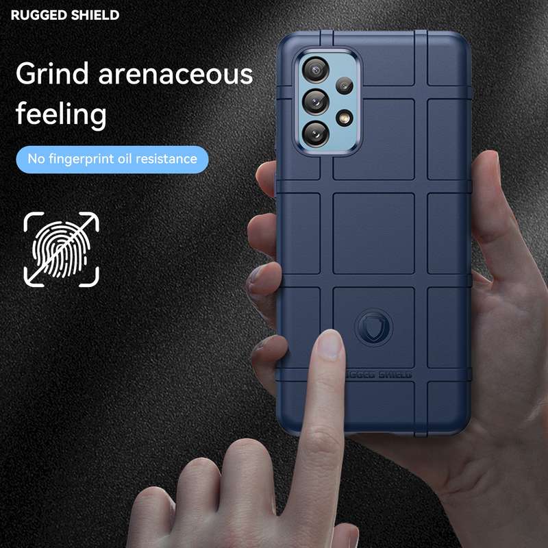 For Samsung Galaxy A73 5G Full Coverage Shockproof TPU Phone Case(Black)
