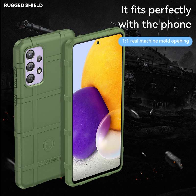 For Samsung Galaxy A73 5G Full Coverage Shockproof TPU Phone Case(Black)