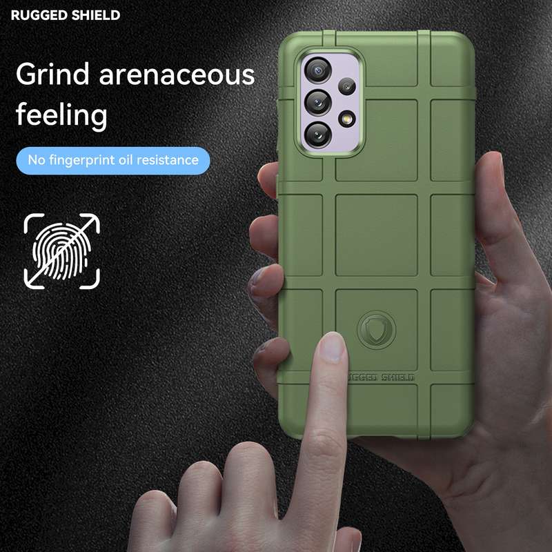 For Samsung Galaxy A73 5G Full Coverage Shockproof TPU Phone Case(Black)