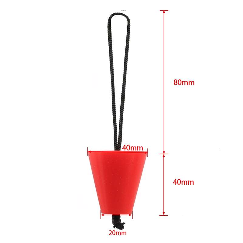 A6700 4 in 1 Red Kayak Silicone Drain Hole Plug