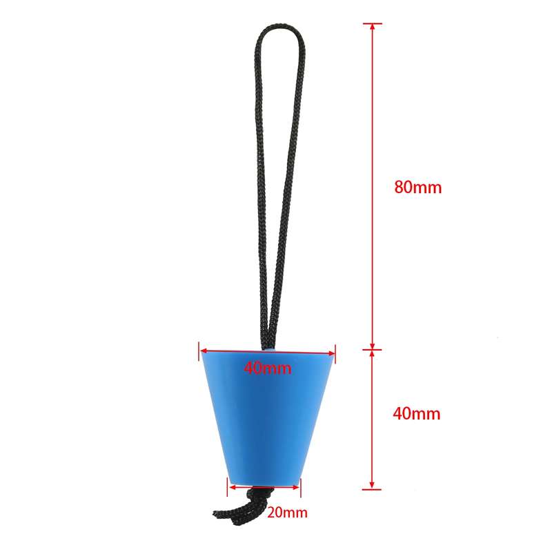 A6701 8 in 1 Blue Kayak Silicone Drain Hole Plug