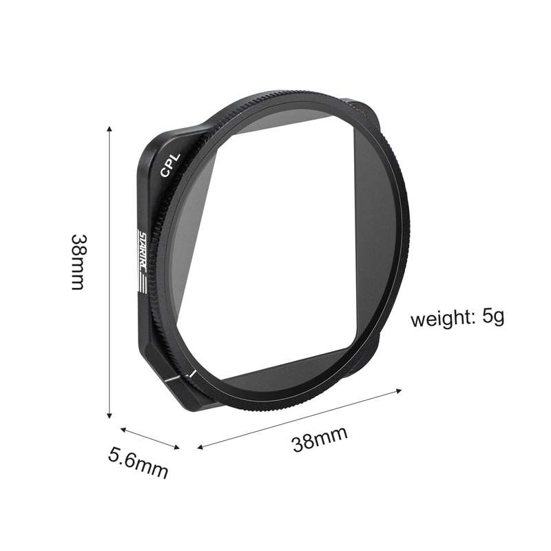 For DJI Mavic 3 STARTRC 1110300 CPL Lens Filter(Black)