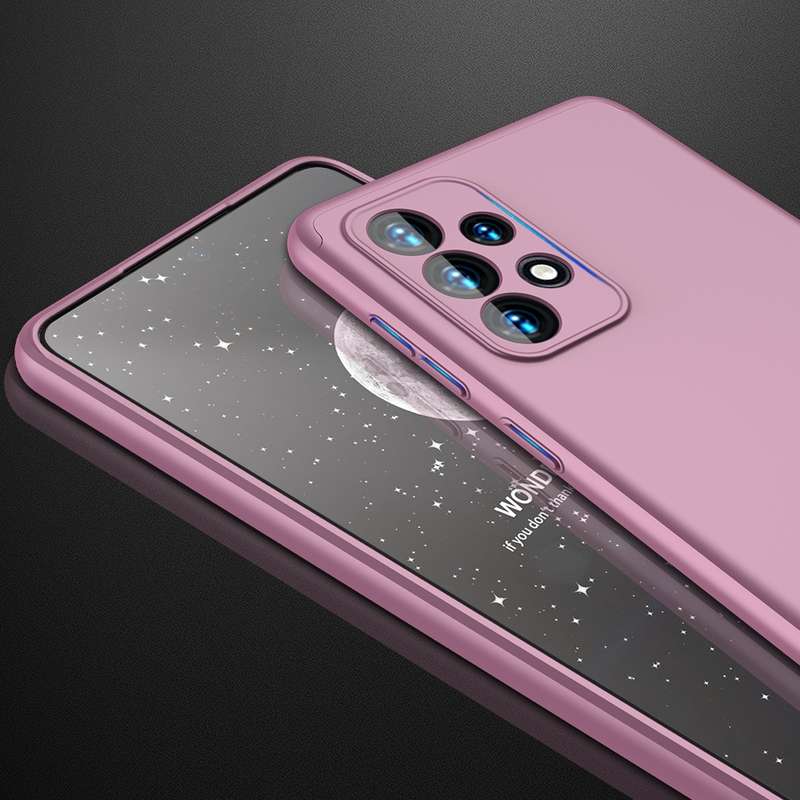 For Samsung Galaxy A53 5G GKK Three Stage Splicing Full Coverage PC Phone Case(Rose Gold)