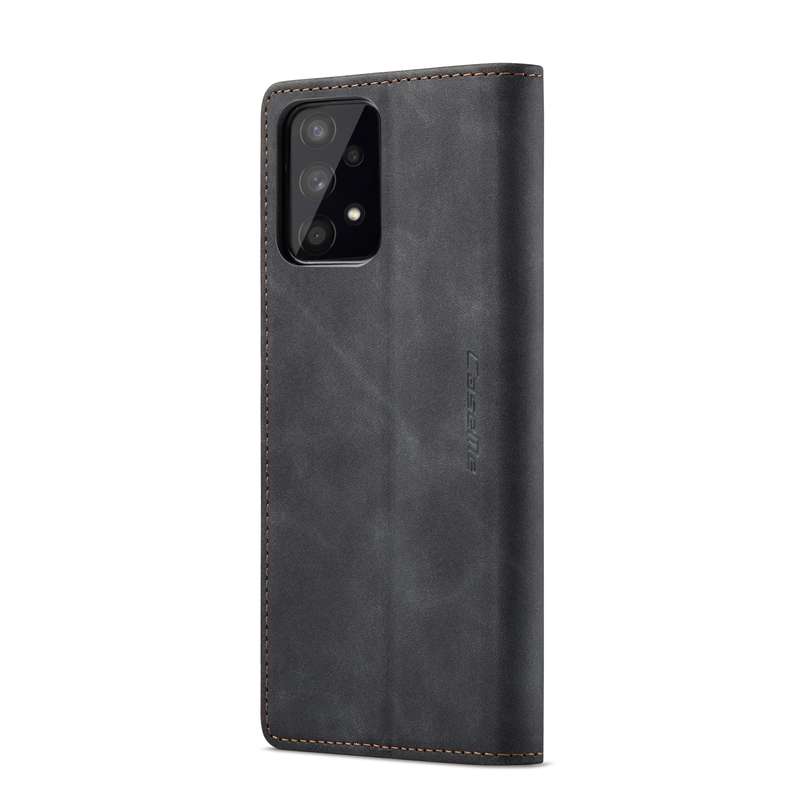 For Samsung Galaxy A33 5G CaseMe 013 Multifunctional Horizontal Flip Leather Phone Case(Black)