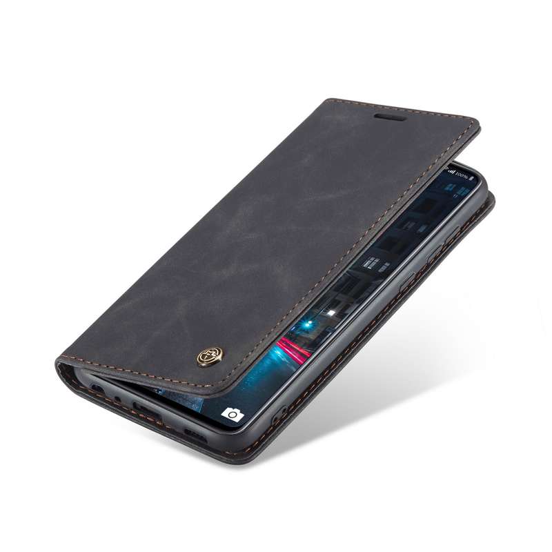 For Samsung Galaxy A33 5G CaseMe 013 Multifunctional Horizontal Flip Leather Phone Case(Black)