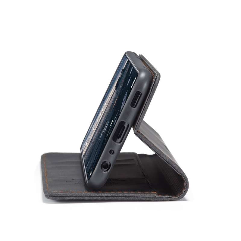 For Samsung Galaxy A33 5G CaseMe 013 Multifunctional Horizontal Flip Leather Phone Case(Black)