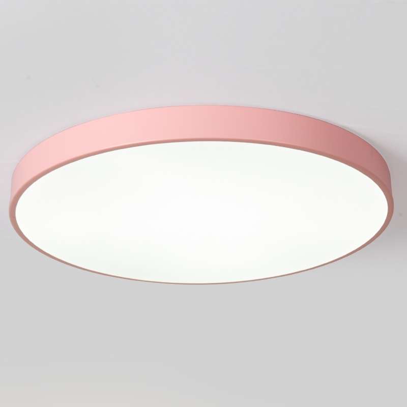Macaron LED Round Ceiling Lamp, White Light, Size:23cm(Gold)