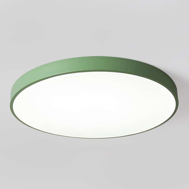 Macaron LED Round Ceiling Lamp, White Light, Size:23cm(Gold)