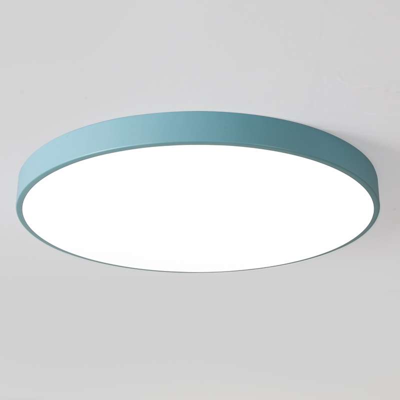 Macaron LED Round Ceiling Lamp, White Light, Size:23cm(Gold)