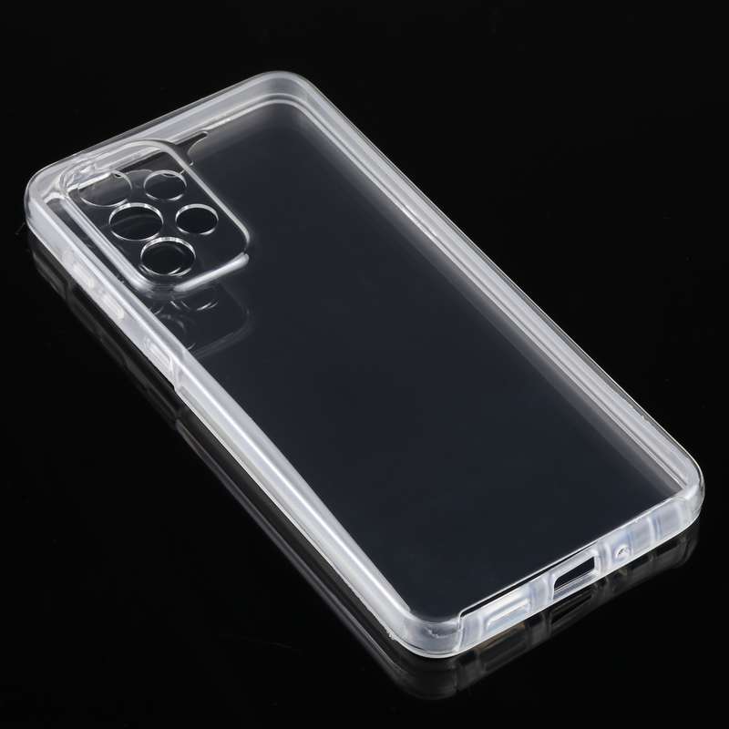 For Samsung Galaxy A33 5G PC+TPU Double-Sided All-Inclusive Transparent Phone Case