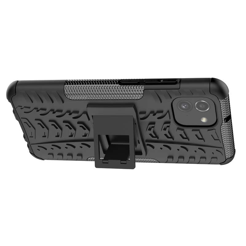 For Samsung Galaxy A13 4G Sliding Camera Cover TPU+PC Phone Case(Black)