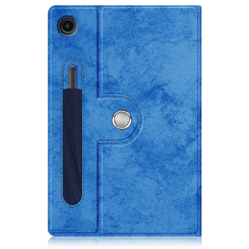 For Samsung Galaxy Tab A8 2022 SM-X200 360 Degrees Rotation Leather Tablet Case(Grey)