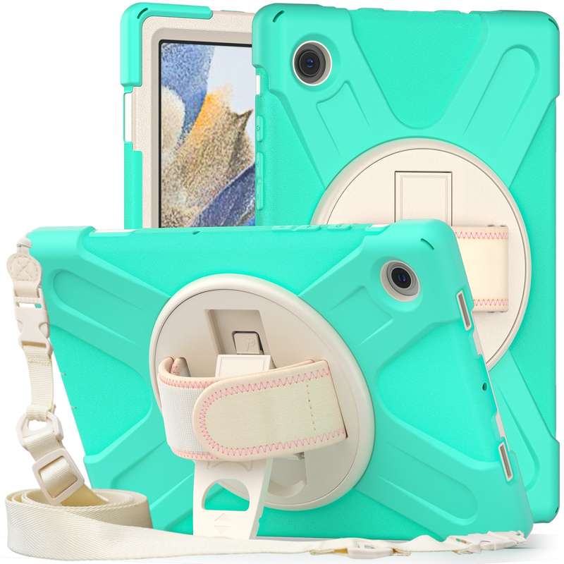 For Samsung Galaxy Z Fold3 5G Cross Pattern Slim PC Protective Case(Green)