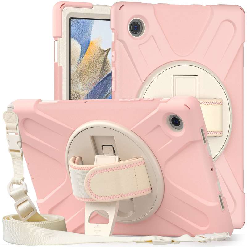 For Samsung Galaxy Tab A8 10.5 2021 Silicone + PC Tablet Case(Black)