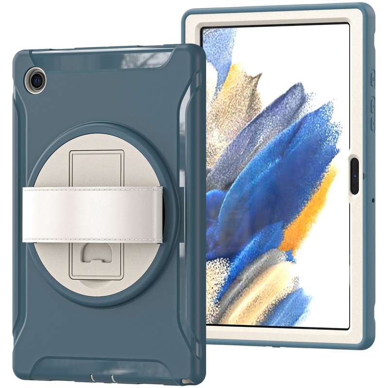 For Samsung Galaxy Tab A8 10.5 2021 Silicone + PC Tablet Case(Black)