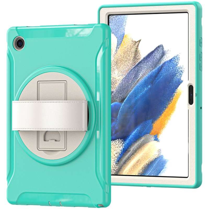 For Samsung Galaxy Tab A8 10.5 2021 Silicone + PC Tablet Case(Black)