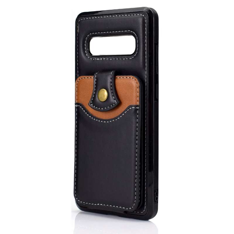 For Samsung Galaxy S10 Soft Skin Leather Wallet Bag Phone Case(Brown)