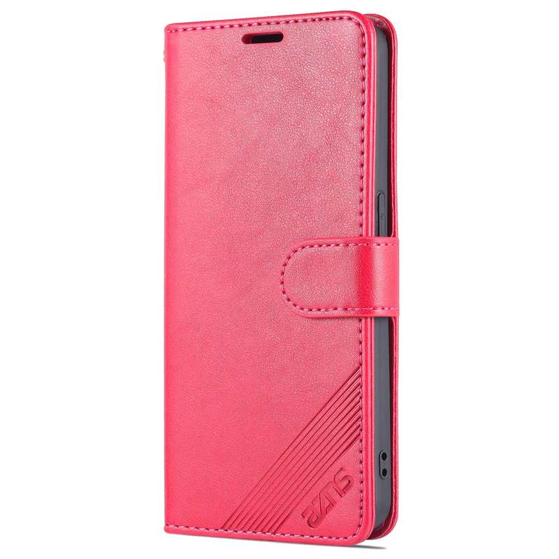 For OPPO Reno7 5G AZNS Sheepskin Texture Flip Leather Phone Case(Black)