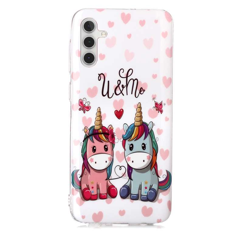 For Samsung Galaxy A13 5G Luminous TPU Protective Phone Case(Fierce Wolf)