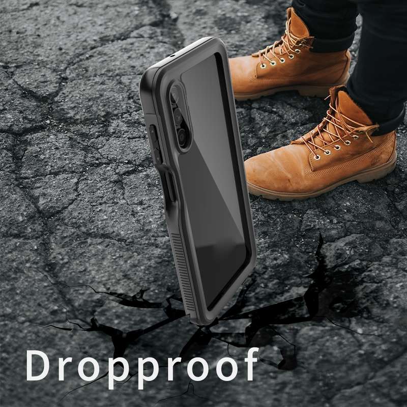 For Samsung Galaxy A13 5G RedPepper Shockproof Waterproof PC + TPU Phone Case(Black)