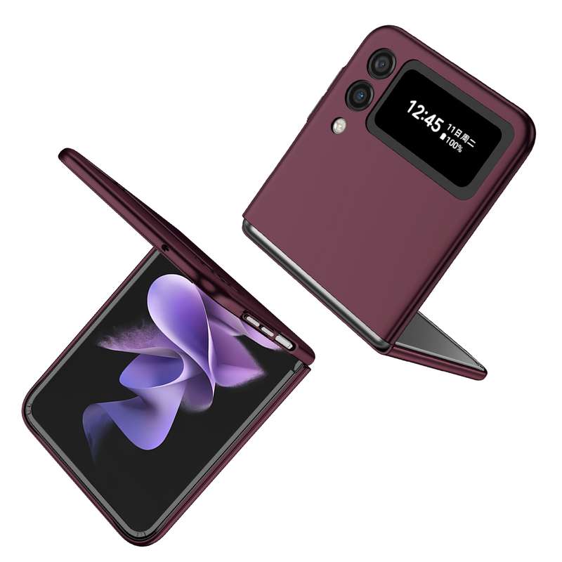 For Samsung Galaxy Z Flip3 5G Armor Foldable Phone Case(Purple)