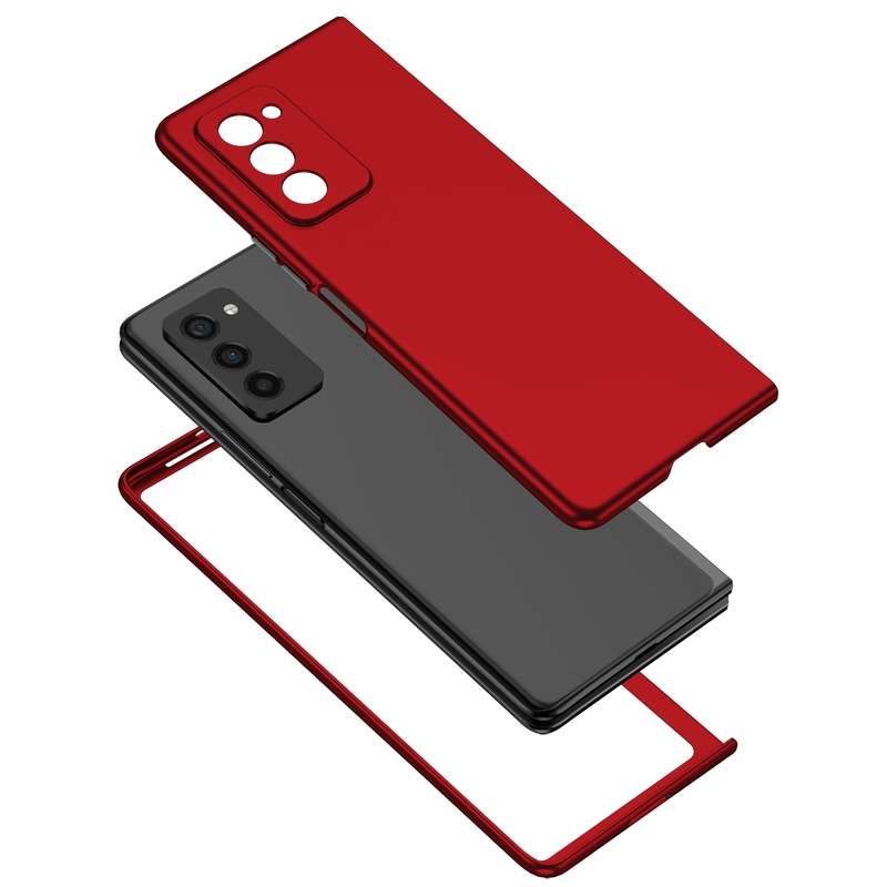 For Samsung Galaxy Z Fold2 5G Armor Foldable Phone Case(Pink)