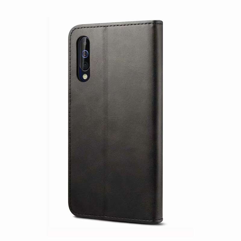 For Samsung Galaxy A30s / A50 / A50S GUSSIM Business Style Horizontal Flip Leather Case with Holder