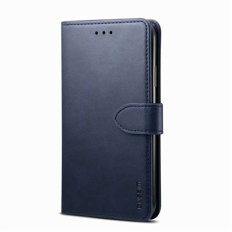 For Samsung Galaxy A30s / A50 / A50S GUSSIM Business Style Horizontal Flip Leather Case with Holder