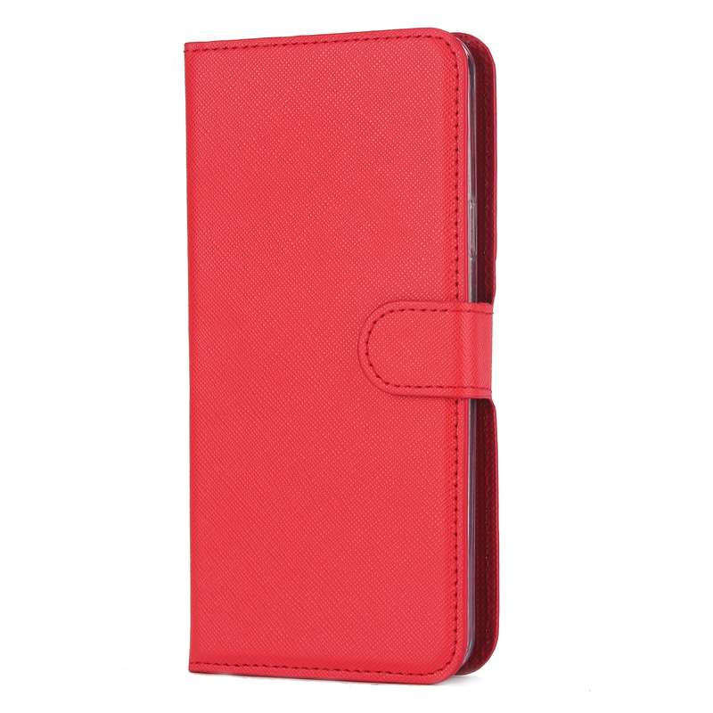 For Samsung Galaxy S9+ Cross Texture Detachable Leather Phone Case(Purple)