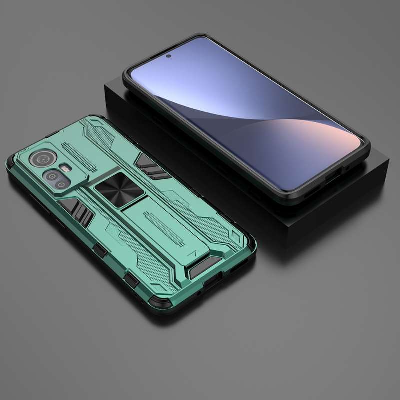 For Xiaomi 12S/12/12X Supersonic PC + TPU Shock-proof Phone Case(Black)