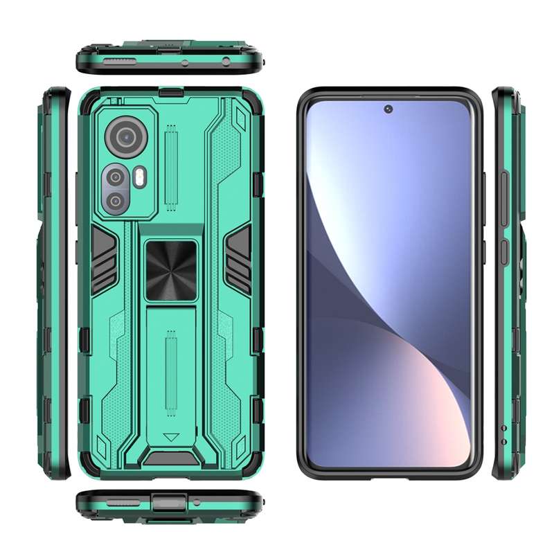 For Xiaomi 12S/12/12X Supersonic PC + TPU Shock-proof Phone Case(Black)