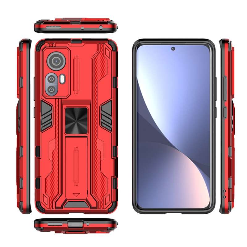 For Xiaomi 12S/12/12X Supersonic PC + TPU Shock-proof Phone Case(Black)
