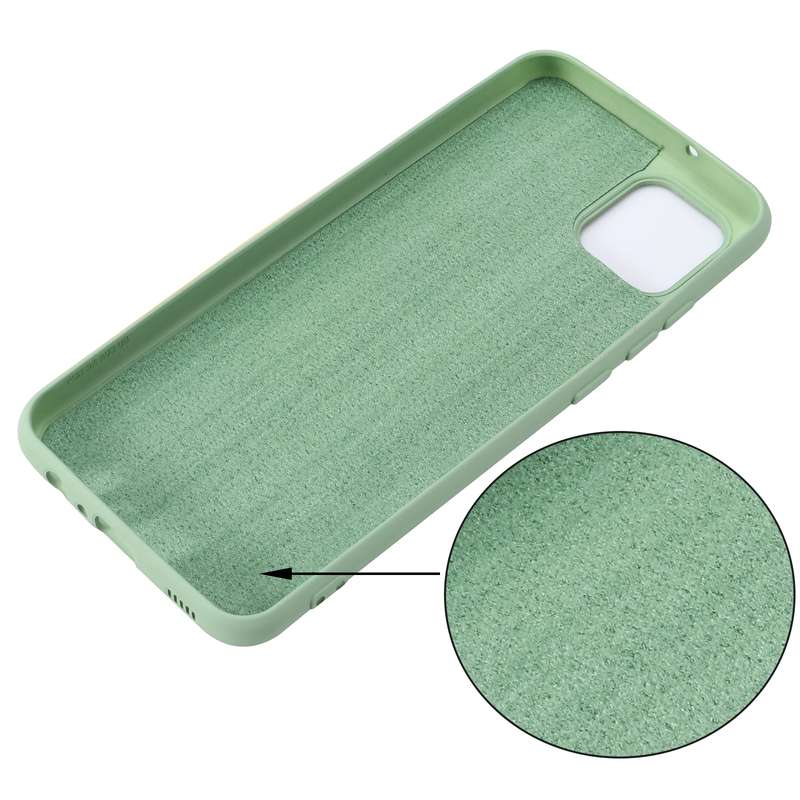 For Samsung Galaxy A03 166.6mm Color Liquid Silicone Phone Case(Red)