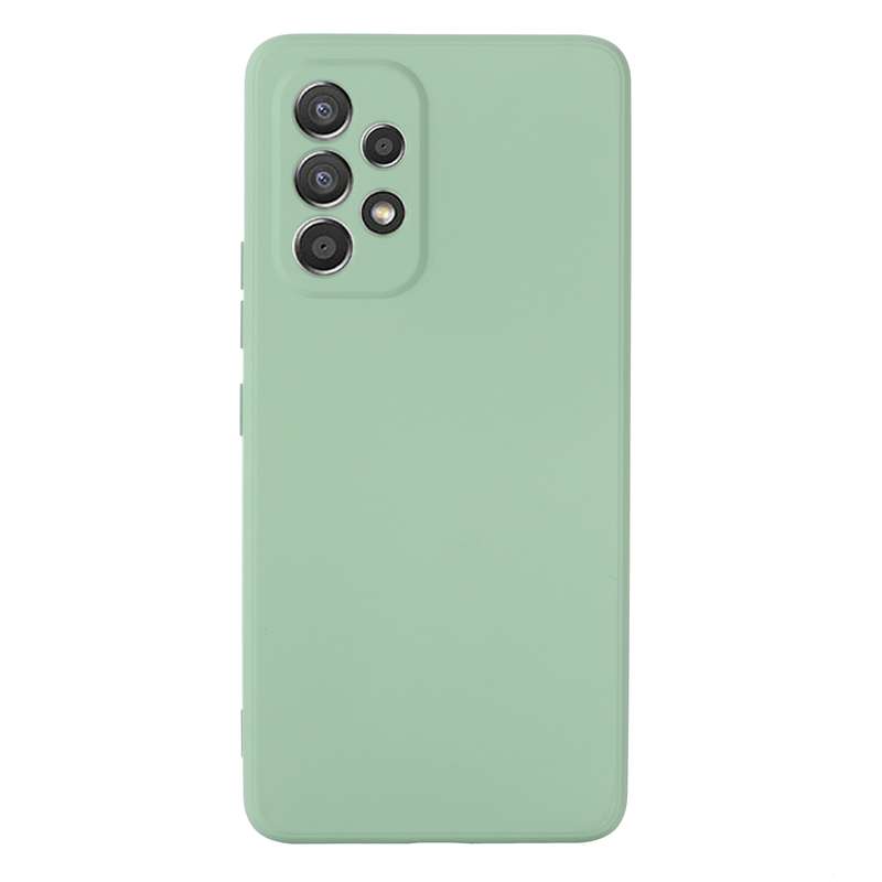For Samsung Galaxy A33 5G Color Liquid Silicone Phone Case(Black)
