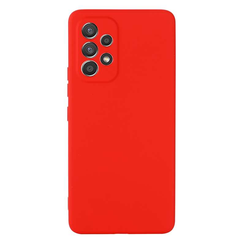For Samsung Galaxy A33 5G Color Liquid Silicone Phone Case(Black)