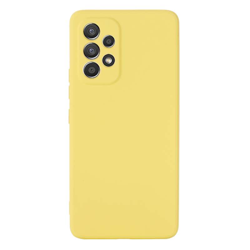 For Samsung Galaxy A33 5G Color Liquid Silicone Phone Case(Black)